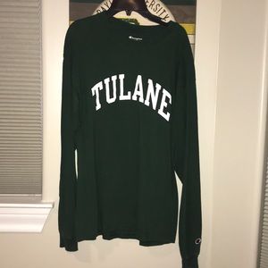 Champions Tulane long sleeve shirtv